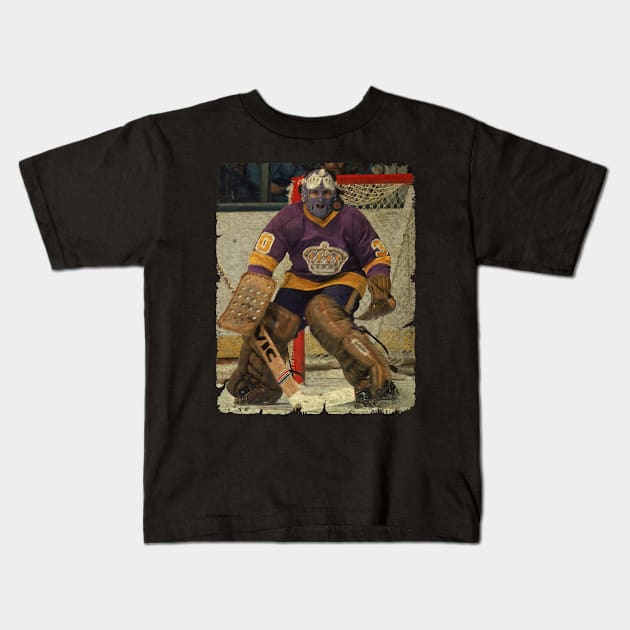 Rogie Vachon - Los Angeles Kings (2.86 GAA) Kids T-Shirt by Momogi Project